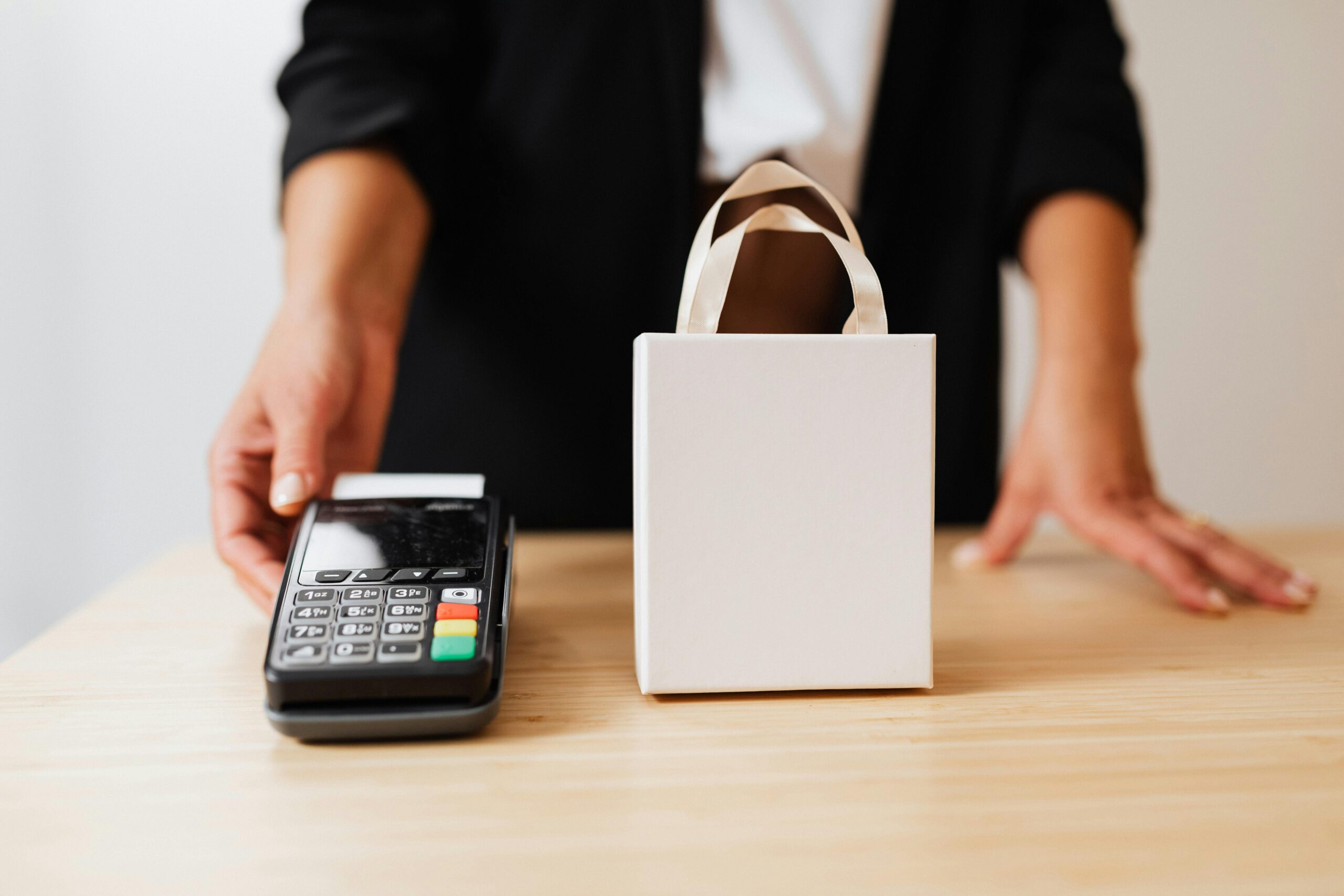 Image of shopkeeper's eftpos machine